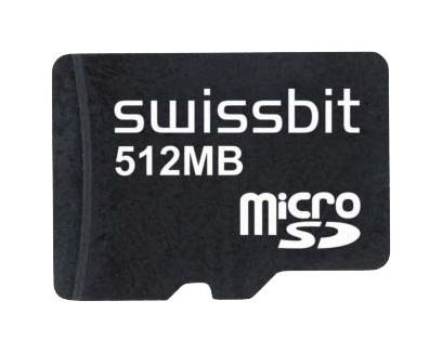 SFSD0512N1BN1WI-I-ME-111-STD MICRO SD FLASH MEMORY CARD, 512MB SWISSBIT