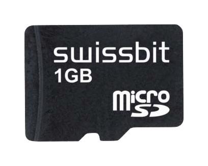 SFSD1024N1BN1WI-I-DE-111-STD MICRO SD FLASH MEMORY CARD, 1GB SWISSBIT