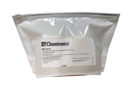 SIP100TR PRESATURATED WIPES (REFILL) 70PER IPA CHEMTRONICS