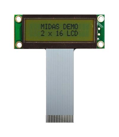 MC21603A6W-SPR-V2 LCD DISPLAY, REFLECTIVE, STN, 3.15MM MIDAS