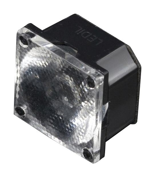 FCA15007_G2-ROSE-UV-SS LED LENS, SPOT, CLEAR, SILICONE, SQUARE LEDIL