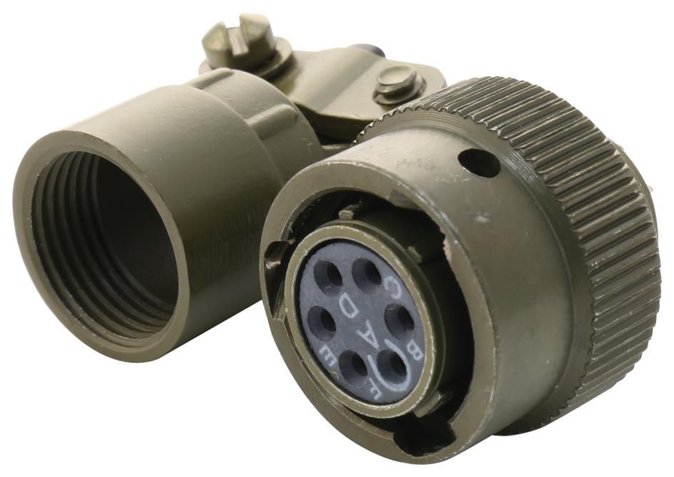 85106EC106P50 PLUG WITH CABLE, CLAMP, 6WAY SOURIAU-SUNBANK / EATON