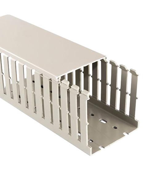 10450104Y OPEN SLOT DUCT, PVC, GRY, 75X100MM BETADUCT
