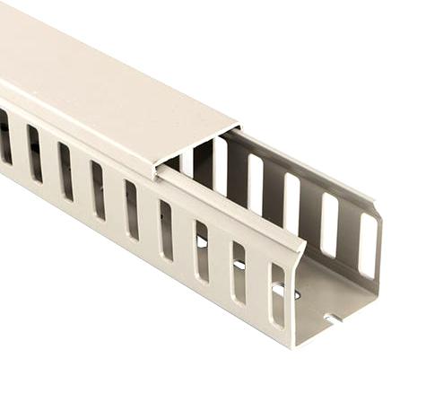 10460054Y CLOSED SLOT DUCT, PVC, GRY, 75X50MM, PK8 BETADUCT