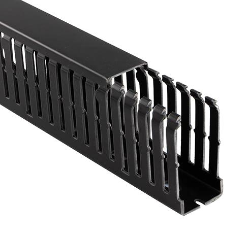10490075Y NARROW SLOT DUCT, PVC, BLK, 100X75MM BETADUCT