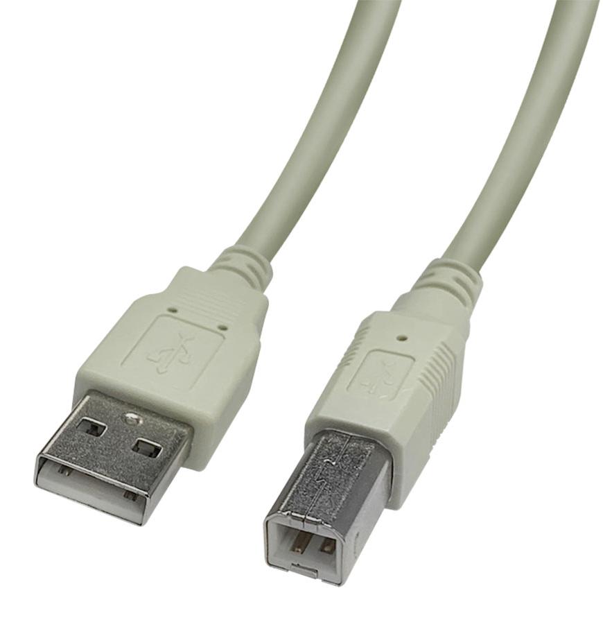 2585NL USB CABLE, 2.0 TYPE A PLUG-B PLUG, 2M VIDEK
