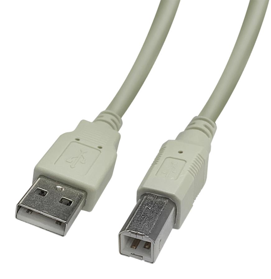2585NL-0.5 USB CABLE, 2.0 TYPE A PLUG-B PLUG, 500MM VIDEK