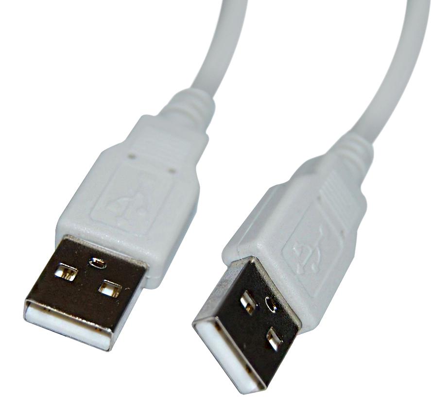 2560NL-1 USB CABLE, 2.0 TYPE A PLUG-PLUG, 1M VIDEK