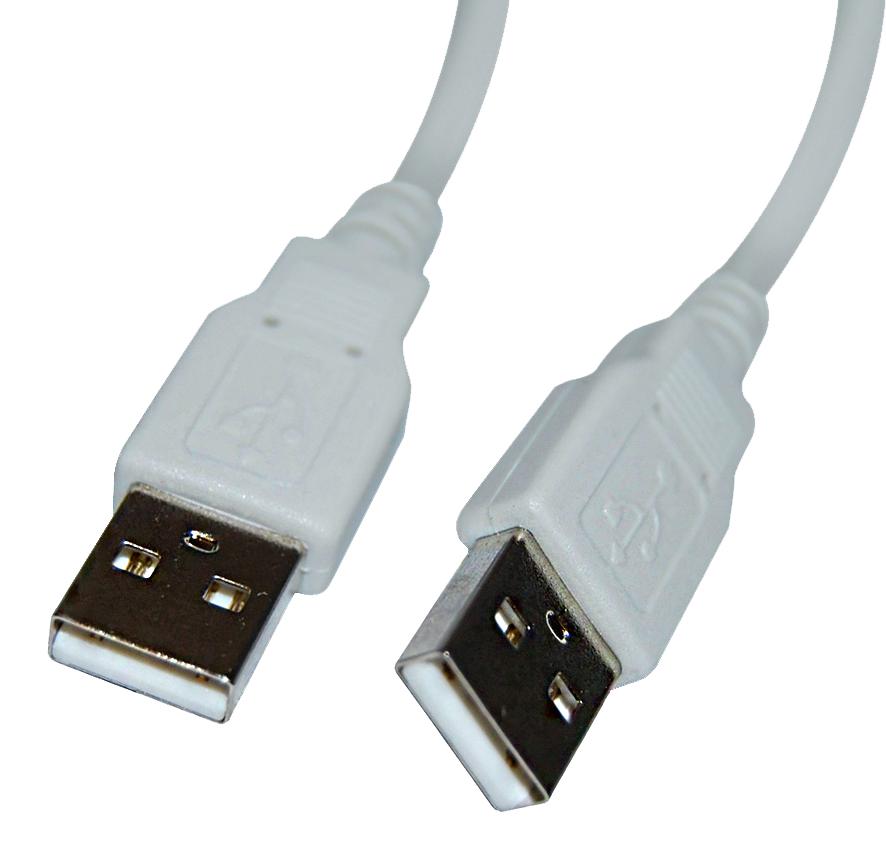 2560NL-3 USB CABLE, 2.0 TYPE A PLUG-PLUG, 3M VIDEK