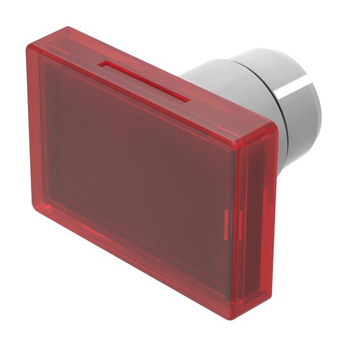 22-903.2 LENS, RECTANGULAR, RED EAO