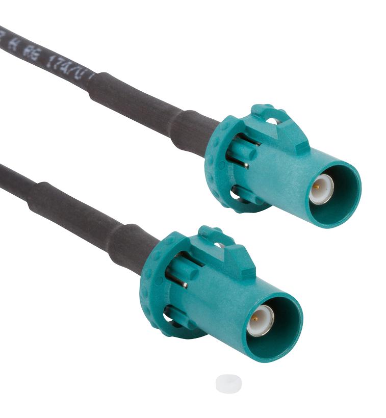 095FPZFPZSH-024 RF COAX CABLE, FAKRA PLUG-PLUG, 24" AMPHENOL RF