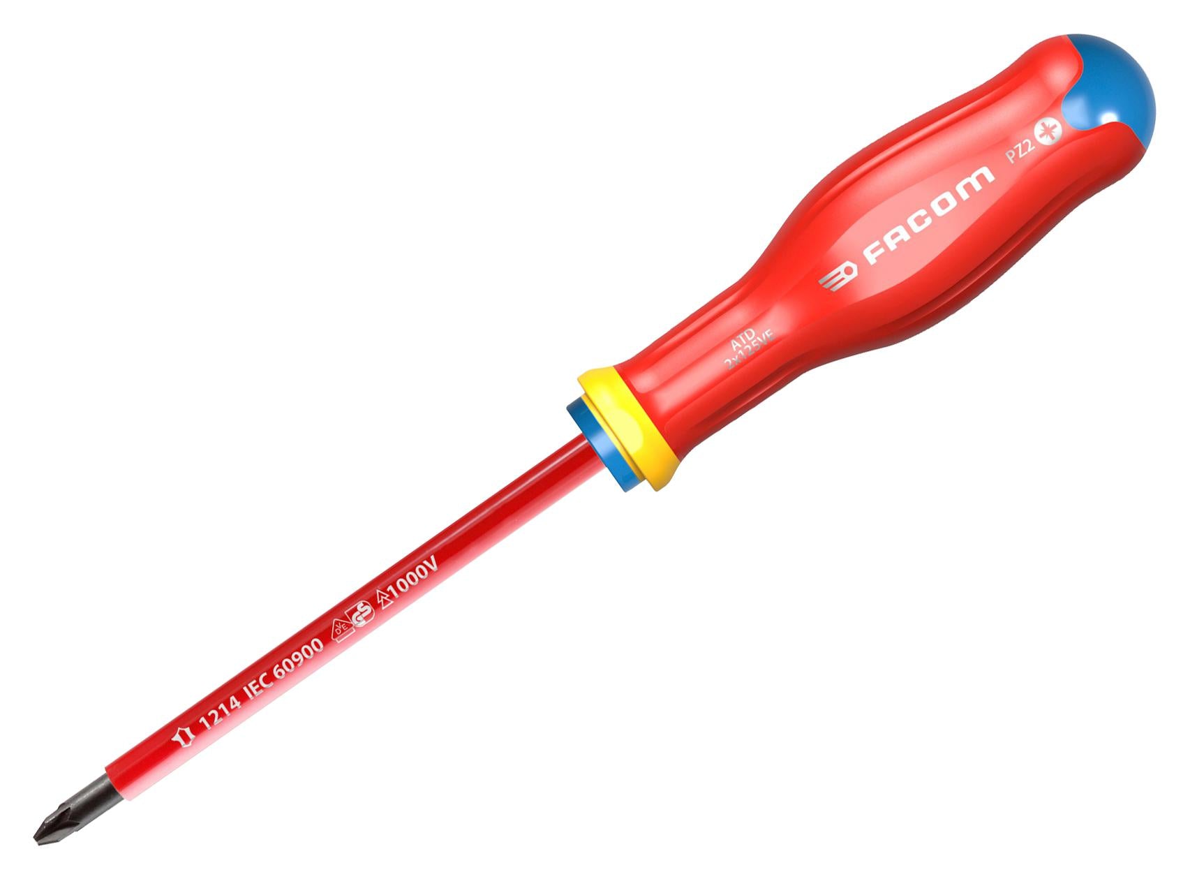 ATD2X125VE SCREWDRIVER, PZ2, 125MM, 245MM FACOM
