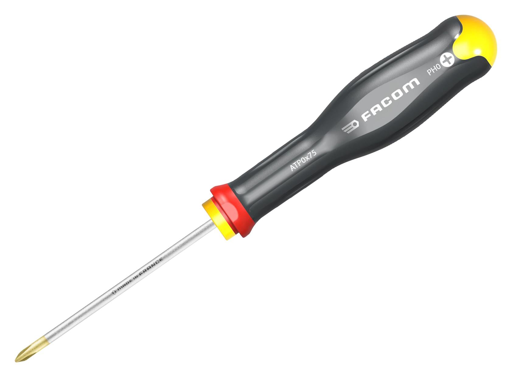ATP0X75 SCREWDRIVER, PH0, 75MM, 178MM FACOM