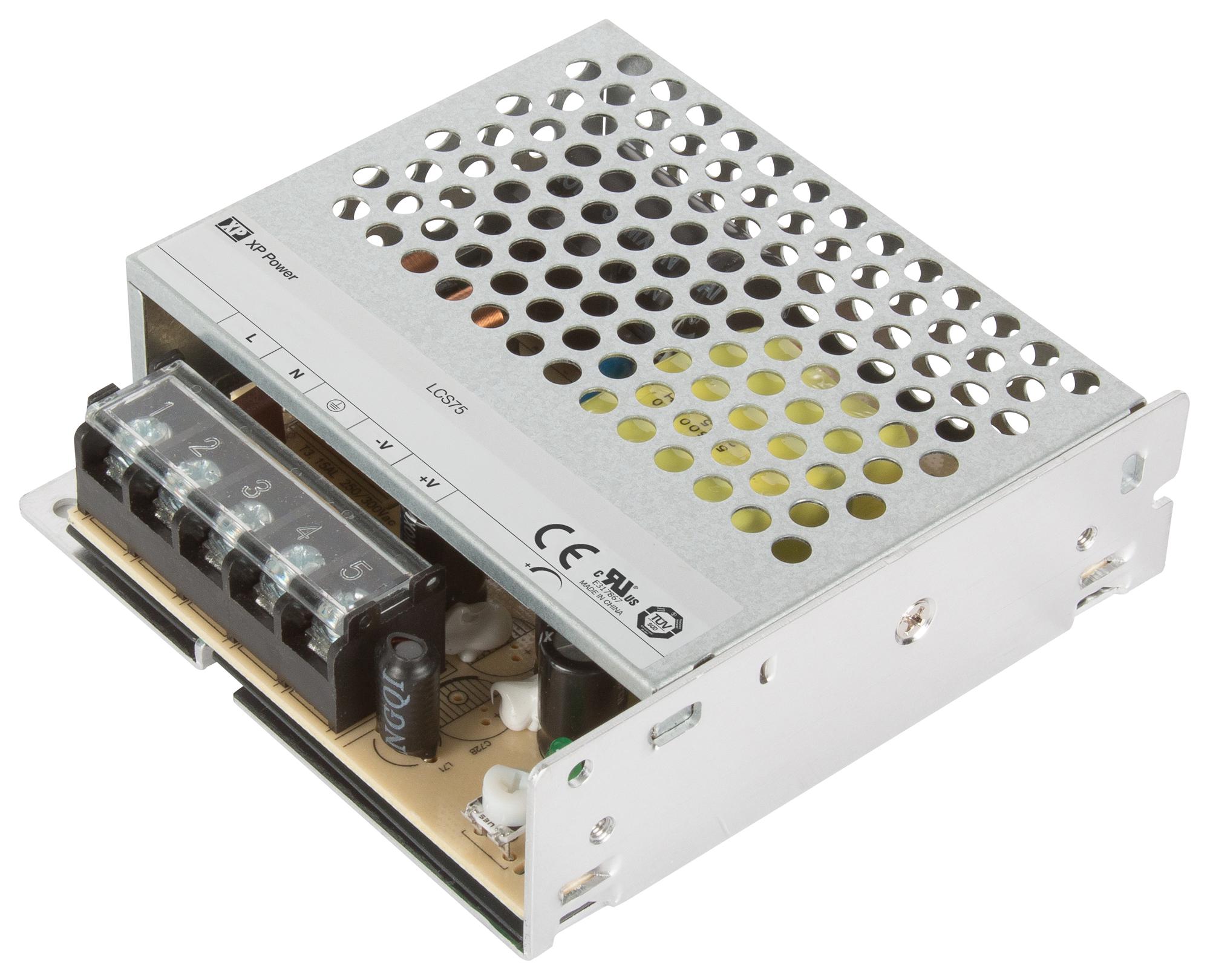 LCS75US48 POWER SUPPLY, AC-DC, 48V, 1.6A XP POWER