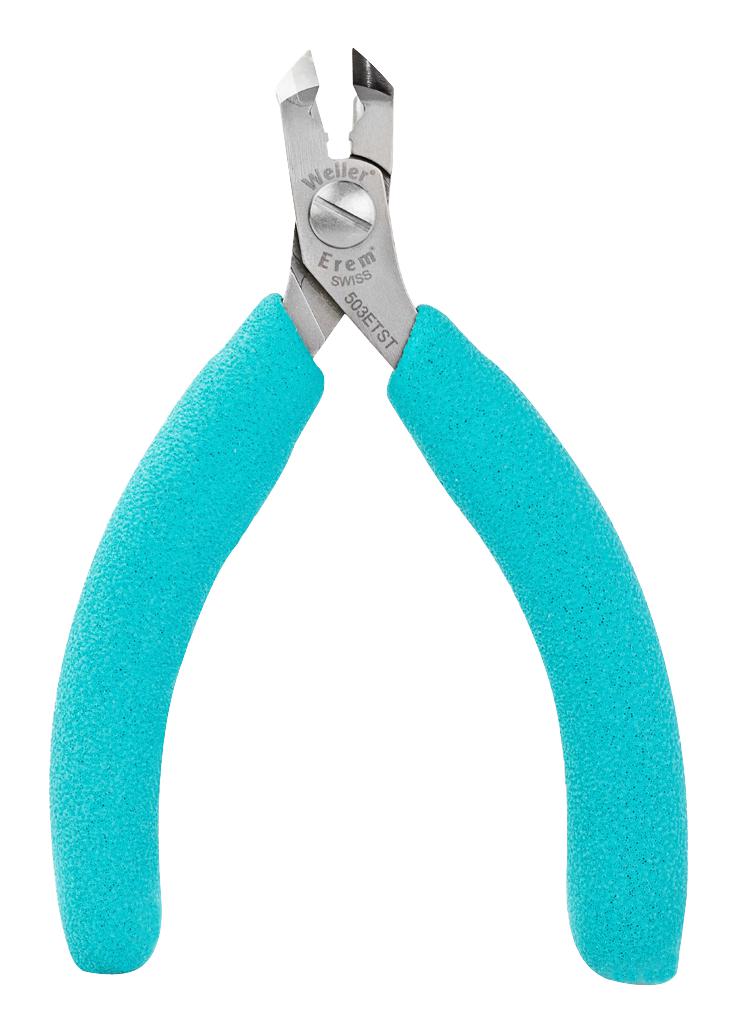 503ETST WIRE CUTTER, ANGLED, 0.02", 4.25" L WELLER EREM