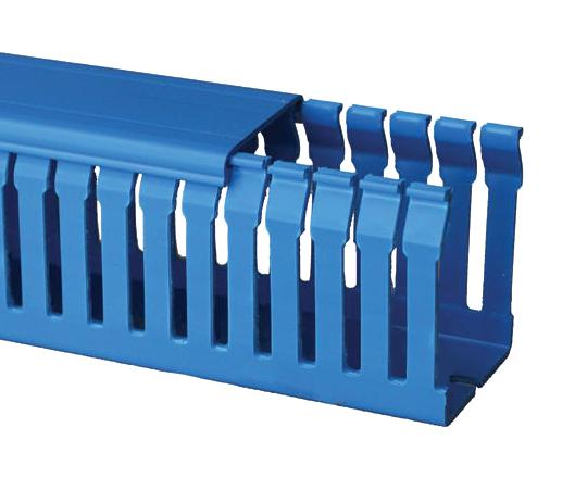 104760088Y NARROW SLOT DUCT, PVC, BLUE, 80X80MM BETADUCT