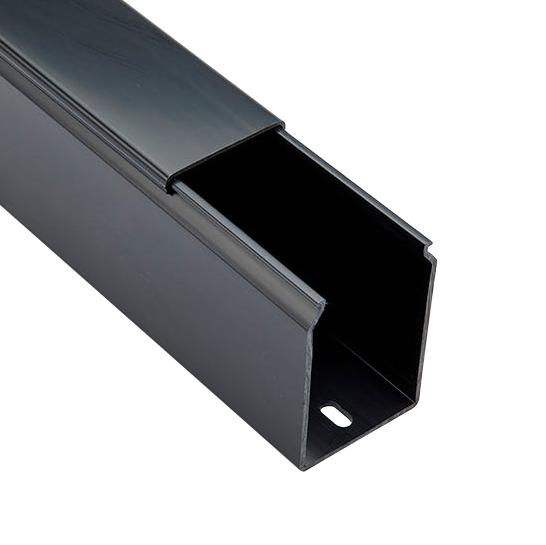 09420000Y SOLID WALL DUCT, PVC, BLACK, 78X131MM BETADUCT