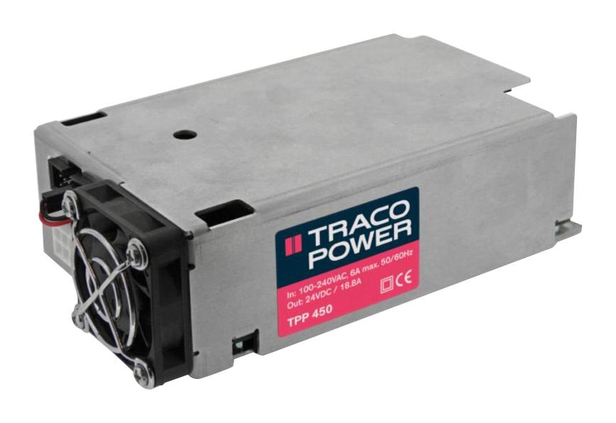 TPP 450-148B-M POWER SUPPLY, AC-DC, 48V, 9.4A TRACO POWER
