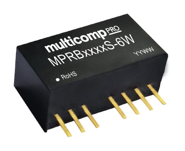 MPRB2415S-6W DC-DC CONVERTER, 15V, 0.4A MULTICOMP PRO