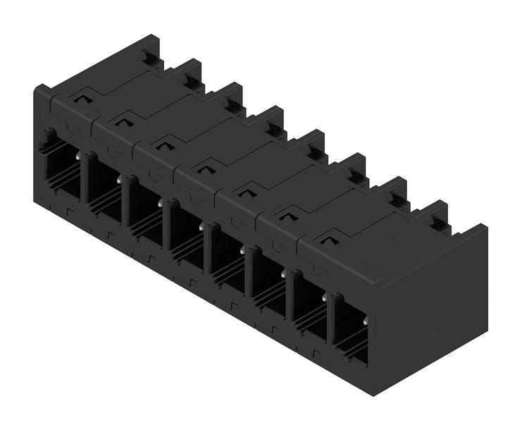 2741470000 TERMINAL BLOCK, HEADER, R/A, 8POS, TH WEIDMULLER
