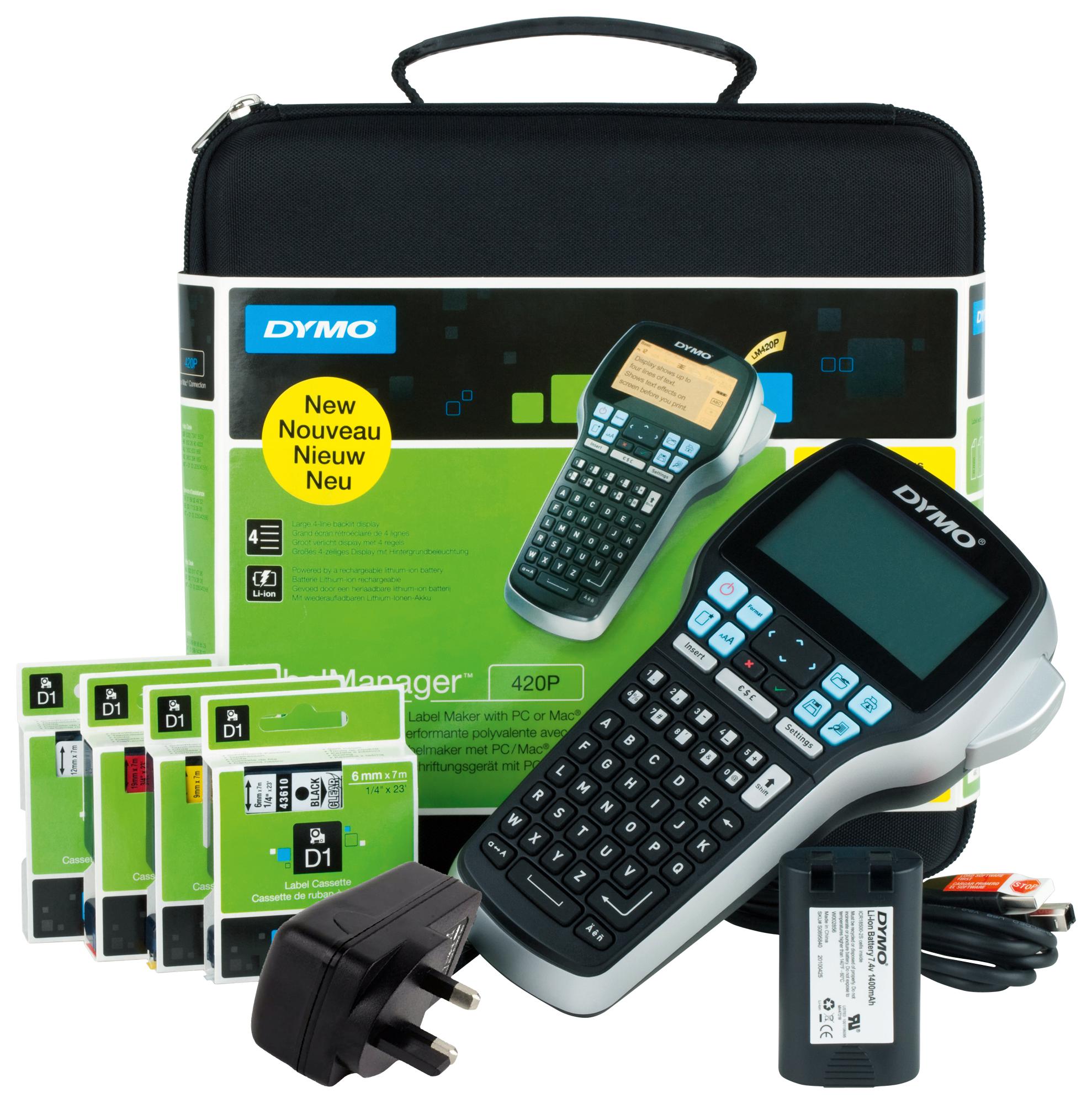 S0915480 LABELMANAGER CASE KIT, 3 YR WARRANTY DYMO