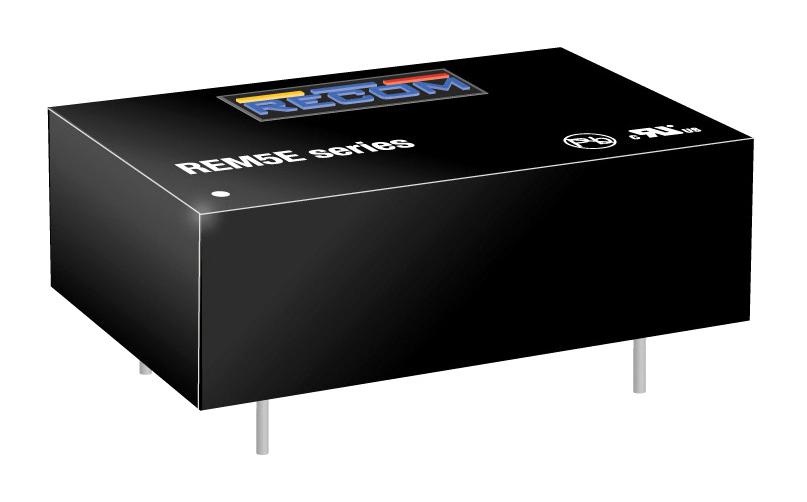 REM5E-0505S/R8/A DC-DC CONVERTER, 5V, 1A RECOM POWER