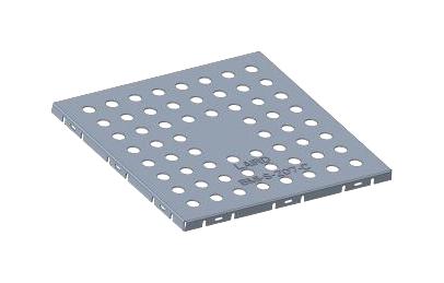 BMI-S-207-C EMI SHIELDING GASKET, 44.37MM X 44.37MM LAIRD