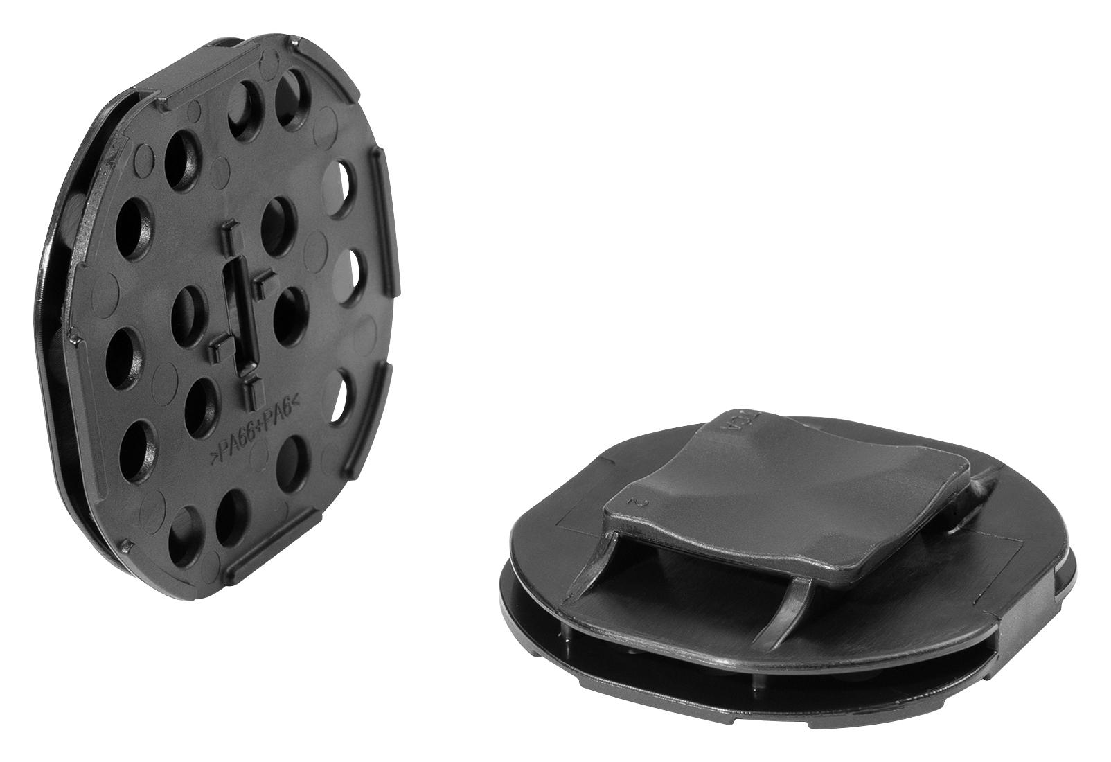 151-03196 CABLE TIE MOUNT, ADHESIVE, PA66/6, BLACK HELLERMANNTYTON