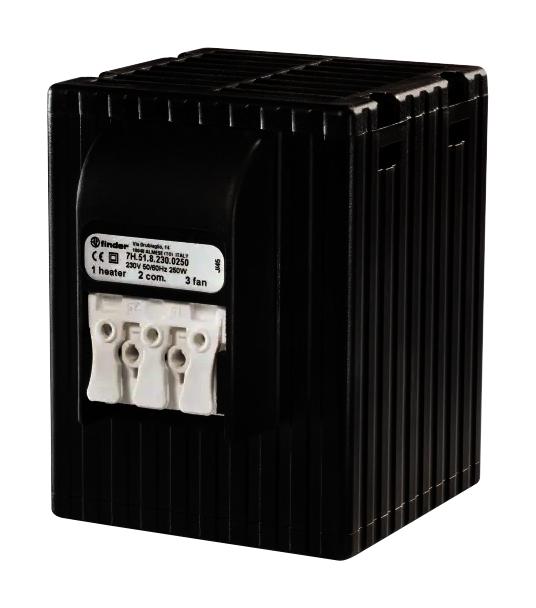 7H.51.8.230.0400 CABINET HEATER, 400W, 230VAC, SCREWLESS FINDER