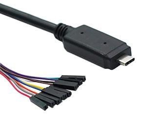 USBC-HS-MPSSE-5V-3.3V-500-SPR SMART CABLE, USB-MPSSE, FT232H, 500MM CONNECTIVE PERIPHERALS