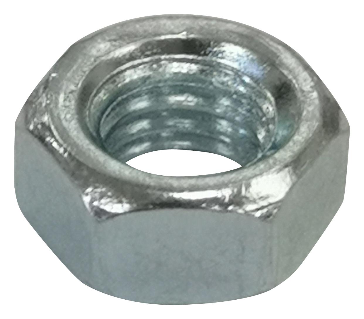 MP007387 NUT, HEX, CARBON STEEL, M2.5, PK100 MULTICOMP PRO