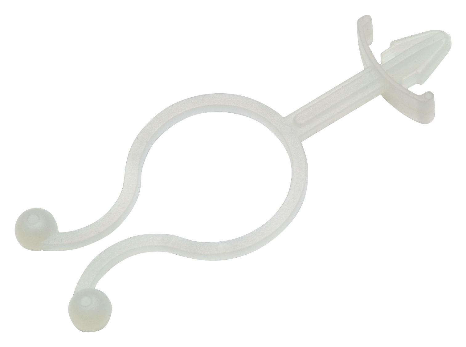 520405000 CABLE CLIP, NYLON 6.6, 42MM, NATURAL WURTH ELEKTRONIK