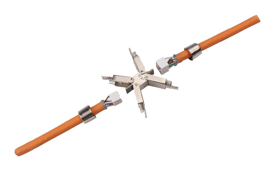SG78BT INLINE SHLD TOOL-LESS CONN, CAT6A, CABLE TUK