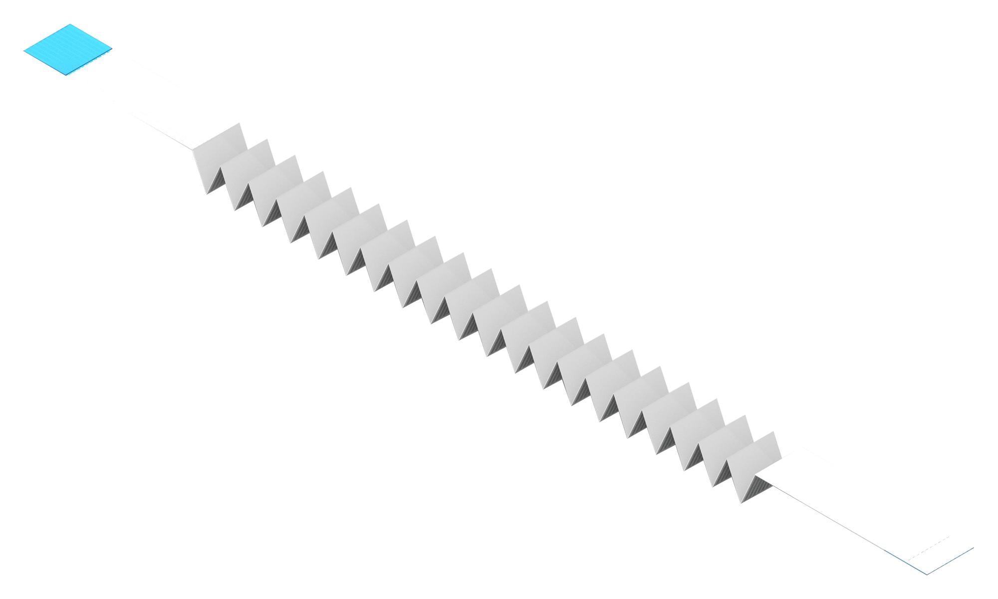 687750141002 CABLE ASSY, FFC-FFC, 50 CORE, 350MM WURTH ELEKTRONIK