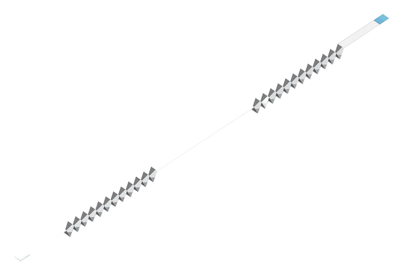 687720225002 CABLE ASSY, FFC-FFC, 20 CORE, 500MM WURTH ELEKTRONIK