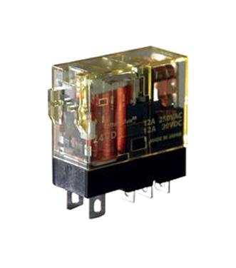 RJ22S-CLD-D24 POWER RELAY, DPDT, 24VDC, 1A, SOCKET IDEC