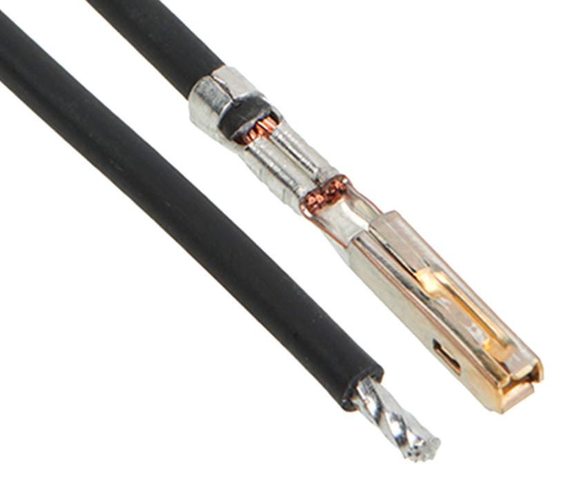 2163011203 CABLE ASSY, SOCKET-FREE END, BLK, 225MM MOLEX