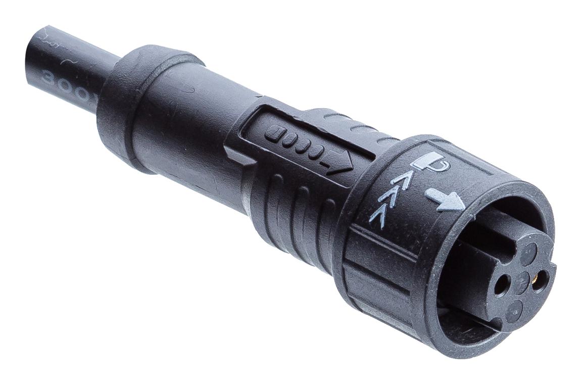 AZ-17BFFM-QL8C02 CIR CABLE, 17P RCPT-FREE END, 2M AMPHENOL LTW