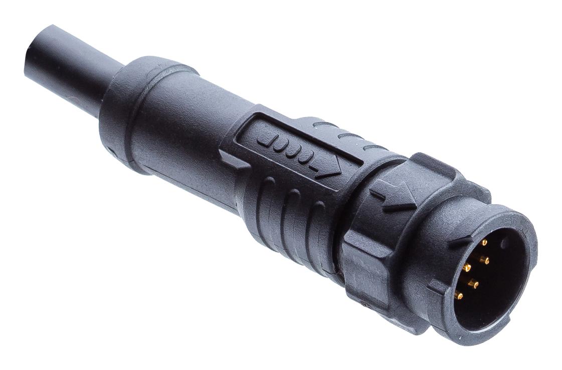 AZ-17BMMM-QL8C01 CIR CABLE, 17P PLUG-FREE END, 1M AMPHENOL LTW