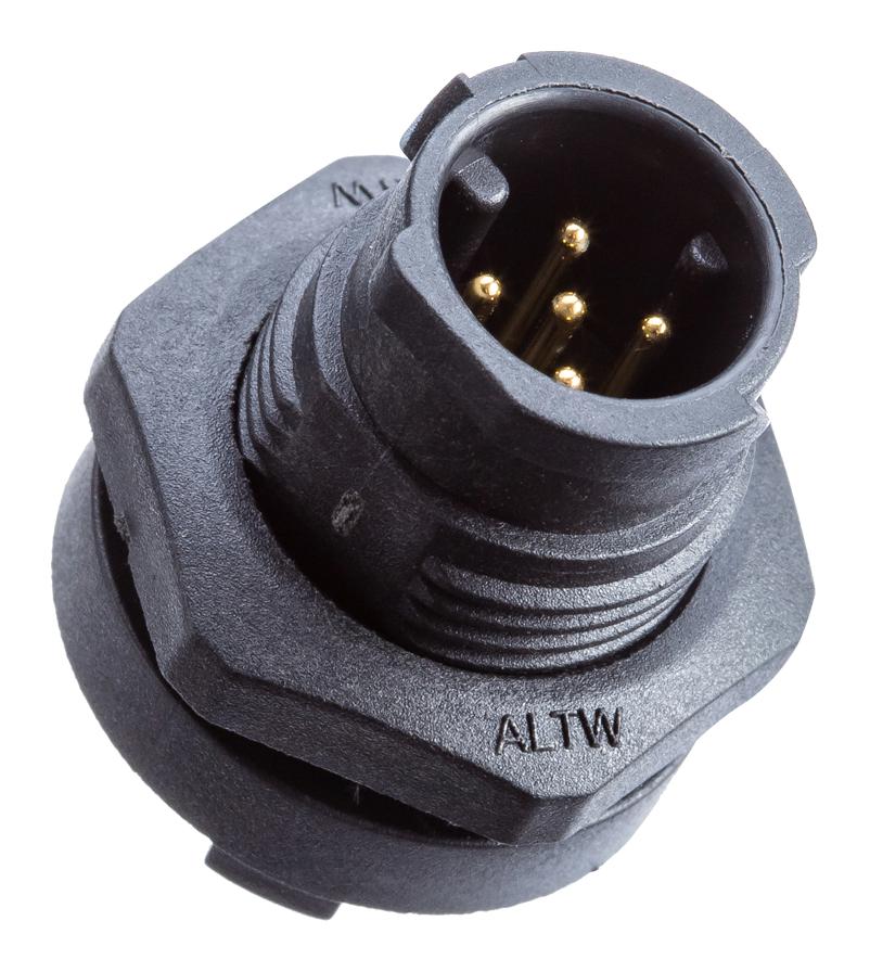 AZ-17PMMS-QC8001 CIRCULAR CONN, PLUG, 17POS, PANEL AMPHENOL LTW