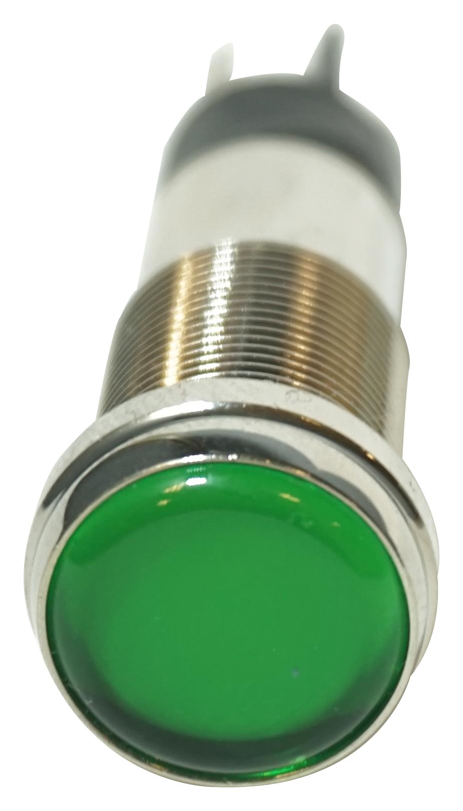 656-1204-304F LED PANEL INDICATOR, GREEN, 12.7MM, 24V DIALIGHT