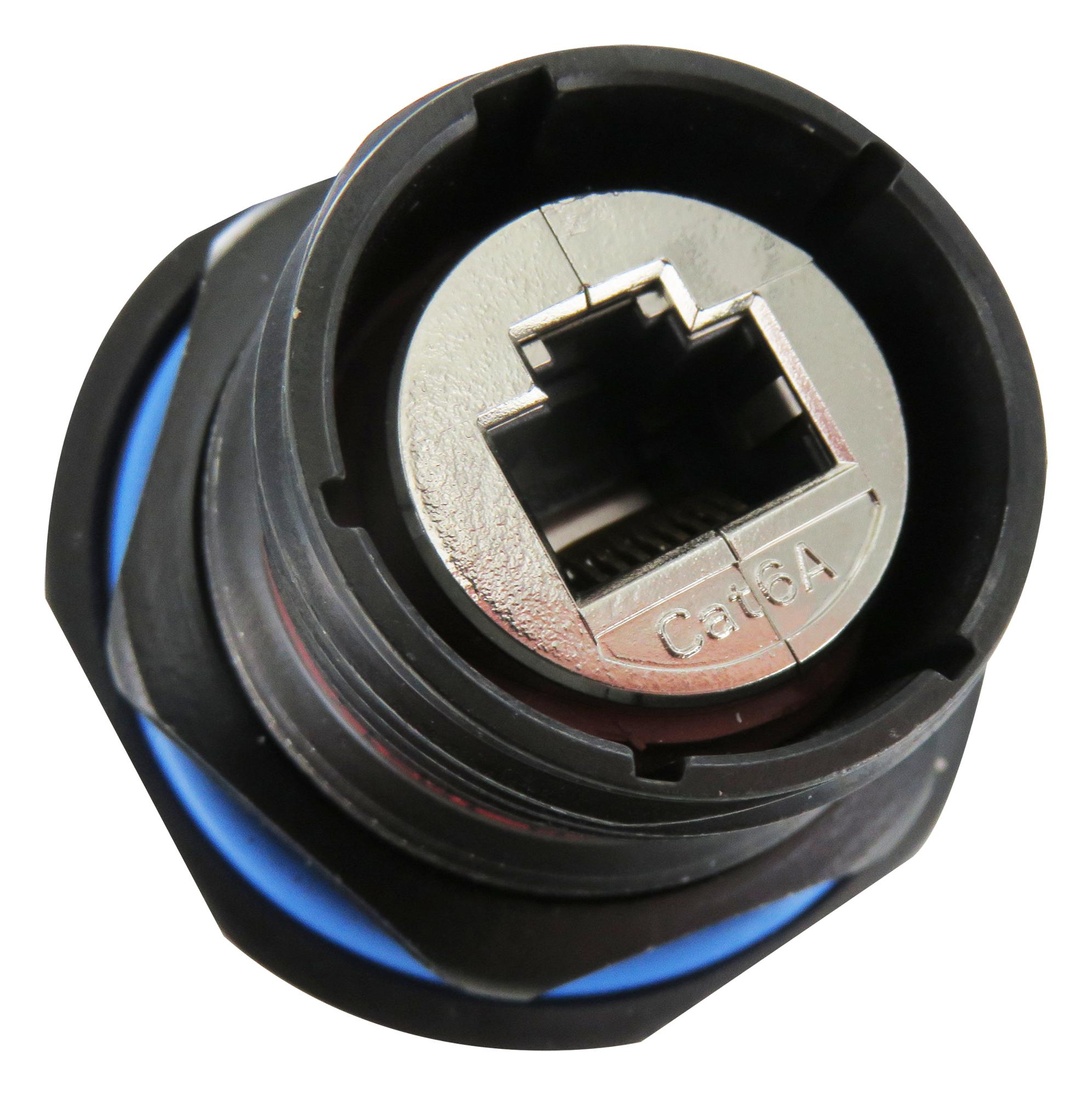 RJF6A7A1G ADAPTOR, RJ45 8P JACK-JACK, CAT6A AMPHENOL SOCAPEX