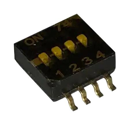 218-4LPST DIP SWITCH, 0.1A, 50VDC, 4POS, SMD CTS