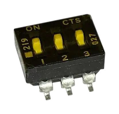 219-3MST DIP SWITCH, 0.1A, 50VDC, 3POS, SMD CTS