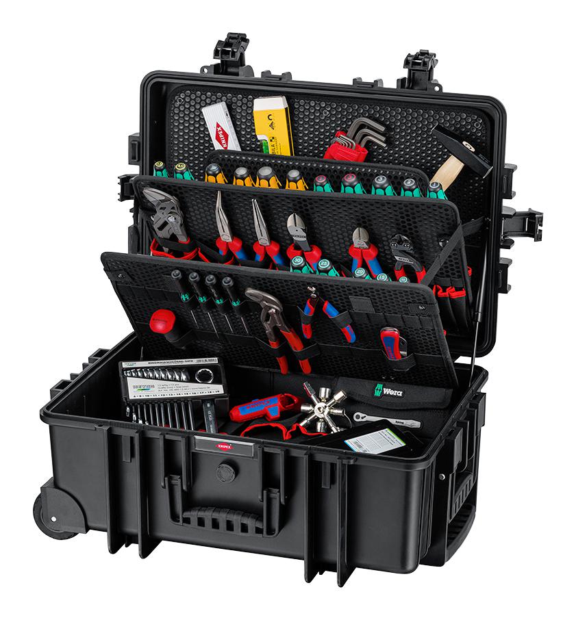 00 21 37 M TOOL CASE, ROBUST45 MOVE MECHANIC, 90PC KNIPEX