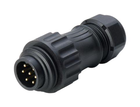 MP007707 CIRCULAR CONN, PLUG, 6+PE POS, CABLE MULTICOMP PRO
