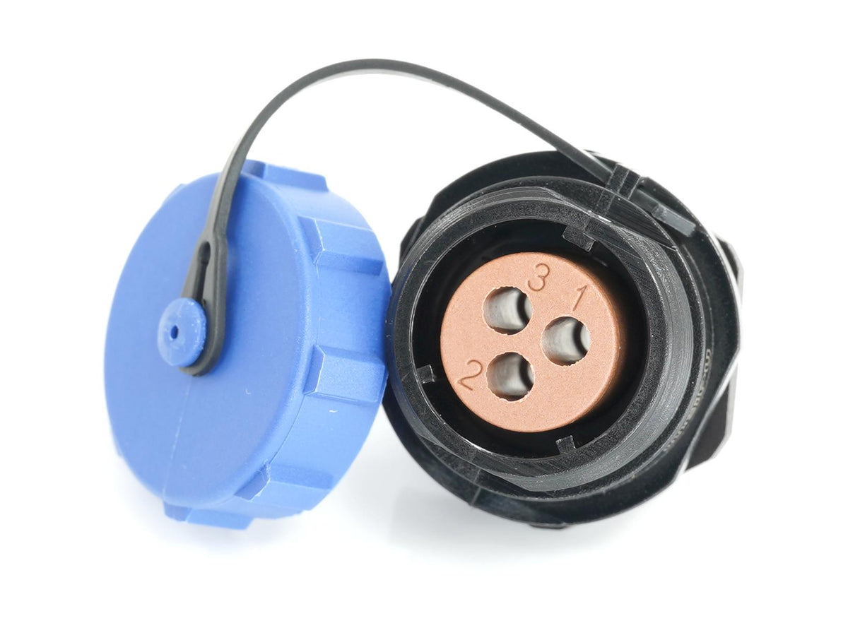 MP007601 CIRCULAR CONN, RCPT, 3POS, PANEL MULTICOMP PRO