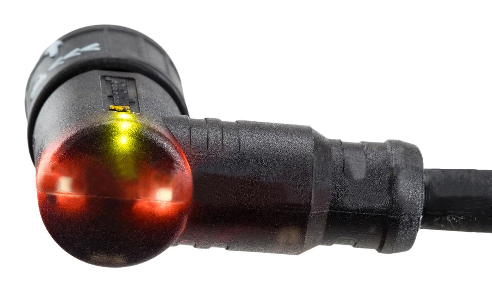 LAD-05BFFM-QR8D05 CIR CABLE, 5P R/A RCPT-FREE END, 5M, BLK AMPHENOL LTW