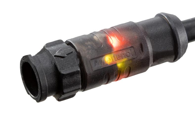 LAD-05BMMM-QL8D05 CIR CABLE, 5P PLUG-FREE END, 5M, BLK AMPHENOL LTW