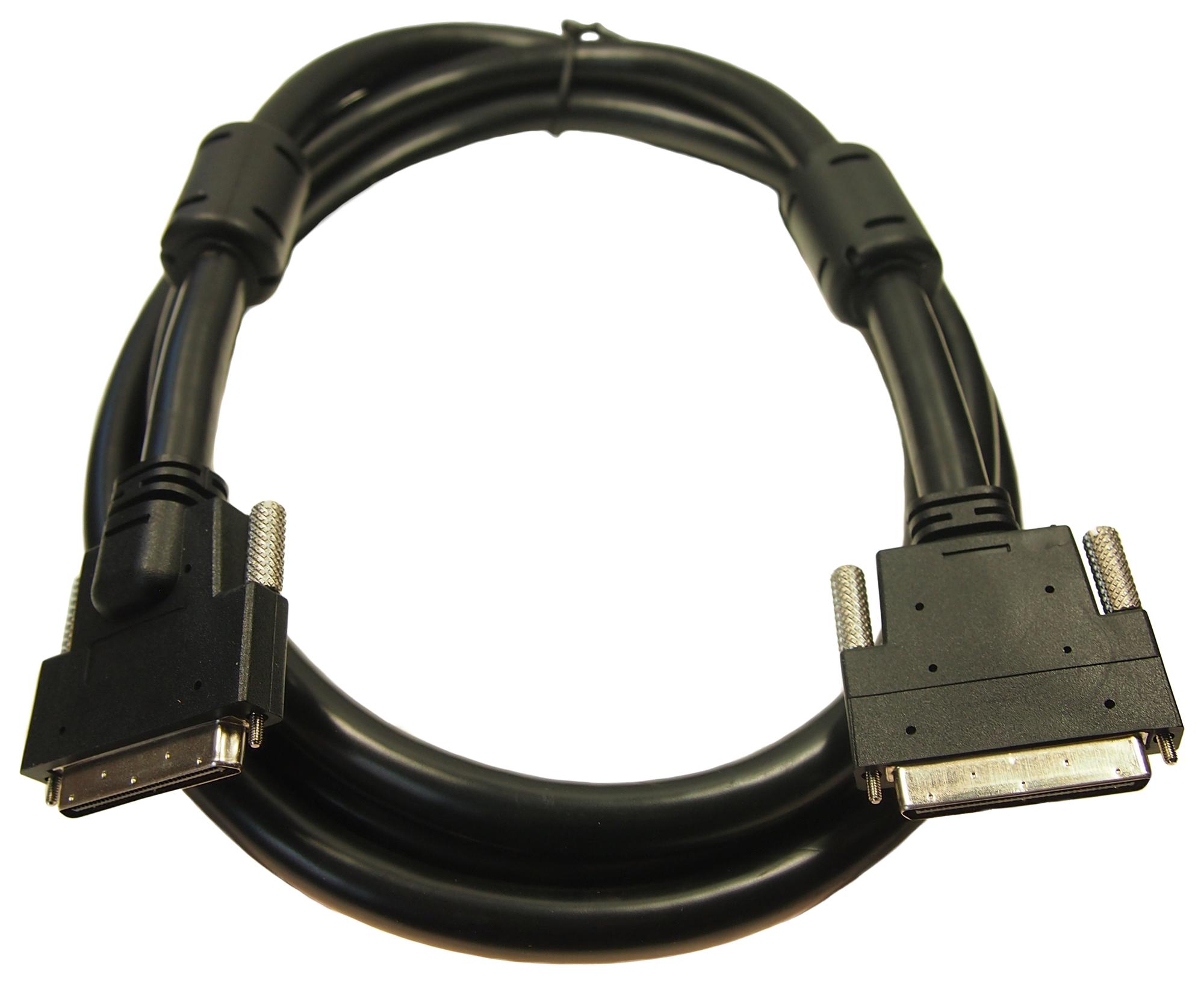 MCP720502 CABLE ASSY, VHDCI PLUG-PLUG, 2M, BLACK MULTICOMP PRO